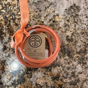 peach Buddha girl bracelets